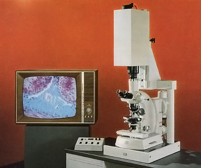 Fernsehkamera am Mikroskop Zeiss Universal