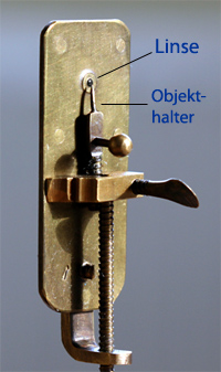 Einfaches Mikroskop von Antoni van Leeuwenhoek